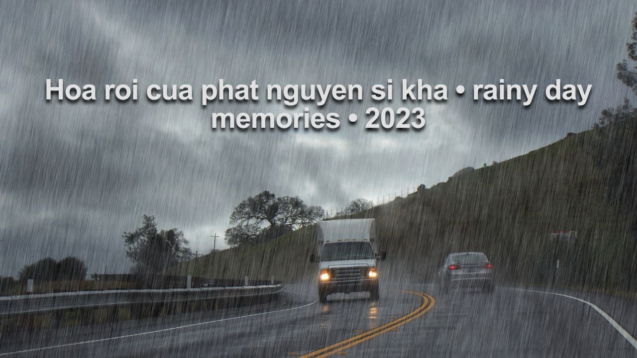 Hoa roi cua phat nguyen si kha • rainy day memories • 2023